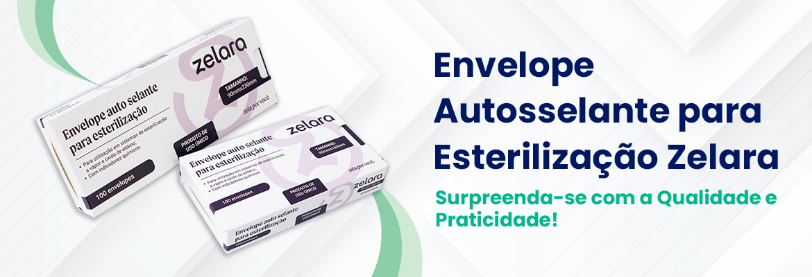 Envelope autosselante para esterilização Zelara