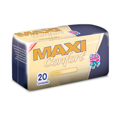 Absorvente Geriátrico 200 Unidades Kit 10 Pacotes Maxi Confort