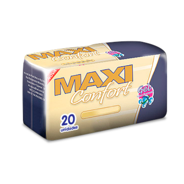 Absorvente Geriátrico 200 Unidades Kit 10 Pacotes Maxi Confort