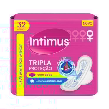 ABSORVENTE INTIMUS SUAVE C/ABAS 32UN ABSORVENTE INTIMUS SUAVE C/ABAS 32UN