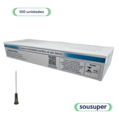 Agulha Hipodérmica 22G 25 x 0,70mm c/100 SR