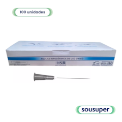 Agulha Hipodérmica 22G 30 x 0,70mm C100 SR