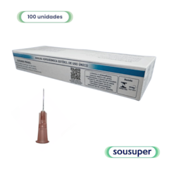 Agulha Hipodérmica 26G 13 x 0,45mm c/100 SR
