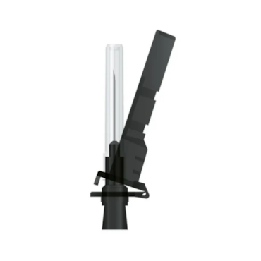 Agulha Hipodérmica com Dispositivo de Segurança 22G 30 x 0,70mm c/100 Descarpack