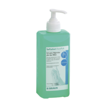 Álcool em Gel Softalind Viscorub 500ml Pump B.Braun