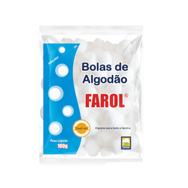 Algodão Bola 100G c/30 Farol