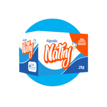 Algodão Rolo Caixa 25g Nathy