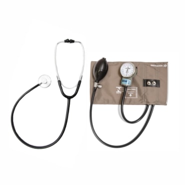 Aparelho Medidor de Pressao Fecho Metal + Estetoscópio Adulto Pamed Aparelho Medidor de Pressao Fecho Metal + Estetoscópio Adulto Pamed