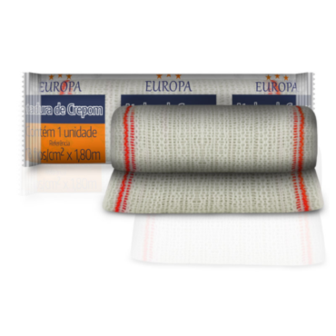 Atadura de Crepom 30cm x1,8m c/12 Europa Atadura de Crepom 30cm x1,8m c/12 Europa