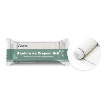 Atadura de Crepom Neve Ina 12cm x 1,8m 13F c/12