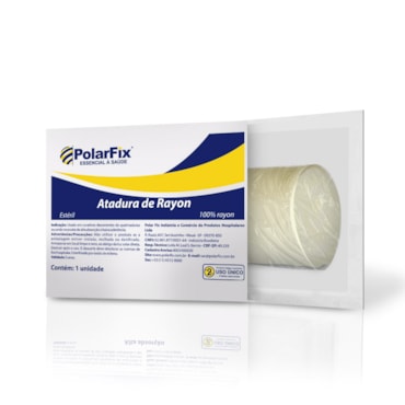 Atadura de Rayon Estéril Polar Fix 7,5cmx5m