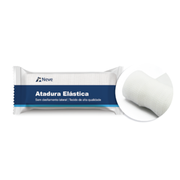 Atadura Elástica Nevada 8cm x 2,2m c/12 Neve