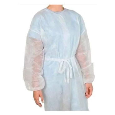 Avental Descartável Manga Longa 30g Braço c/Punho Standard c/10 Anadona Avental Descartável Manga Longa 30g Braço c/Punho Standard c/10 Anadona