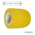 Bandagem Elástica Veterinária 5cm x 4,5m Amarelo Hoppner