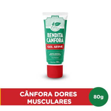 Bendita Cânfora Gel Ative 80g c/1 Bravir Bendita Cânfora Gel Ative 80g c/1 Bravir