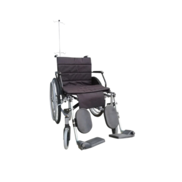 Cadeira de Rodas com Suporte de Soro H17 CDS Cadeira de Rodas com Suporte de Soro H17 CDS