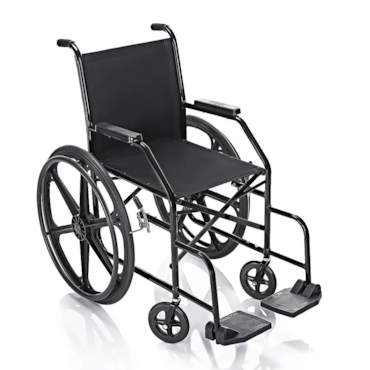 Cadeira de Rodas Dobrável 90Kg Nylon B.Fixo P.Macico Pl001 Prolife Cadeira de Rodas Dobrável 90Kg Nylon B.Fixo P.Macico Pl001 Prolife
