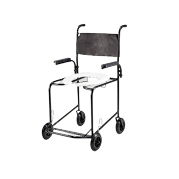 Cadeira de Rodas Higiênica 85Kg Braço Movel Pl202 Prolife Cadeira de Rodas Higiênica 85Kg Braço Movel Pl202 Prolife