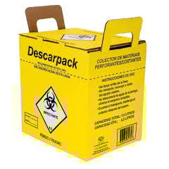 Caixa Descarpack Perfuro cortante 7 Litros Kit c/20