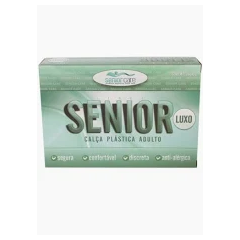 Calça Plástica Geriátrica com Botão Luxo GG 52/54 Senior care