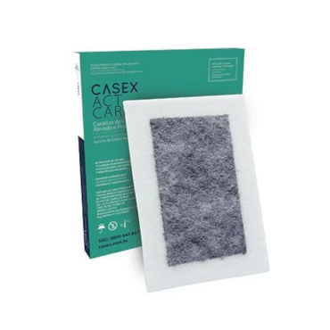 Carvão Ativado com Prata Act Carbon 10,5cm x 19cm c/10 Casex