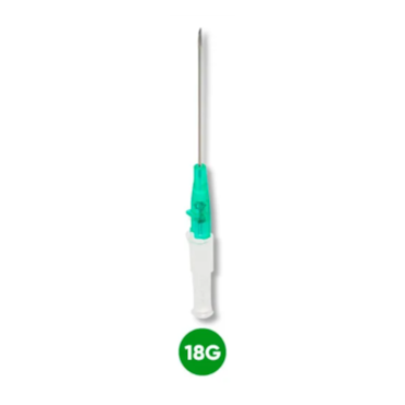 Cateter Intravenoso 18G com Dispositivo de Segurança Intraset Safe c/100 MP Hospitalar