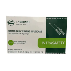 Cateter Intravenoso Dispositivo de Segurança Intrasafety 20G c/100