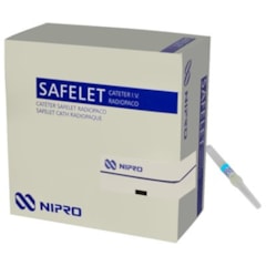 Cateter Intravenoso Safelet 24G c/50 19mm Nipro