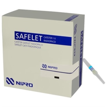 Cateter Intravenoso Safelet 24G c/50 19mm Nipro