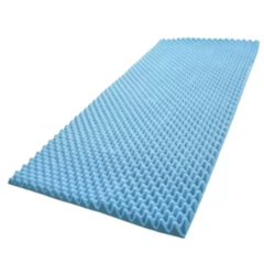 Colchão Caixa de Ovo Stress D28 1,88m x 0,88m x 4cm c/2 Luckspuma