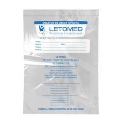 Coletor de Urina Infantil Feminino 100ml c/10 Letomed