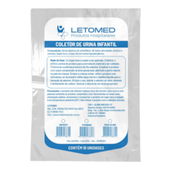 Coletor de Urina Infantil Feminino 100ml c/10 Letomed