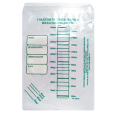 Coletor de Urina Tipo Saco Adulto 2000ml c/100 Medk