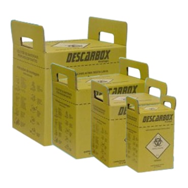 Coletor Perfuro Cortante 20l Pardo c/20 Descarbox Coletor Perfuro Cortante 20l Pardo c/20 Descarbox