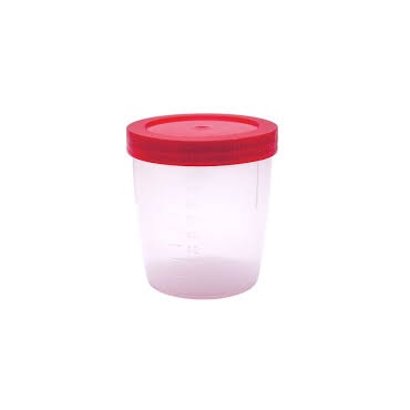 Coletor Universal 80ml Estéril Tampa Vermelha Sem Pá c/100 Cralplast Coletor Universal 80ml Estéril Tampa Vermelha Sem Pá c/100 Cralplast