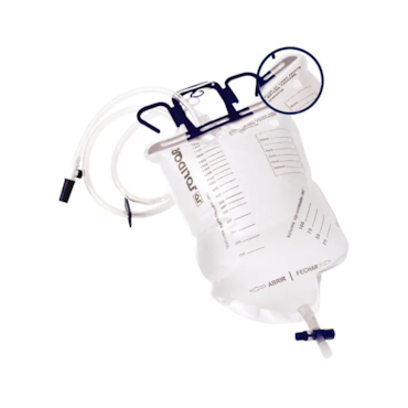 Coletor Urina 2000ml Sistema Fechado c/Válvula c/Ponto de Coleta Bunzl Coletor Urina 2000ml Sistema Fechado c/Válvula c/Ponto de Coleta Bunzl