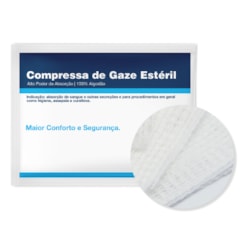 Compressa de Gaze 7,5 x 7,5 13F Estéril c/10 c/Rx c/220 Neve