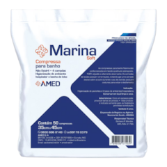 Compressa para Banho Marina 35cm x 45cm c/50 Amed
