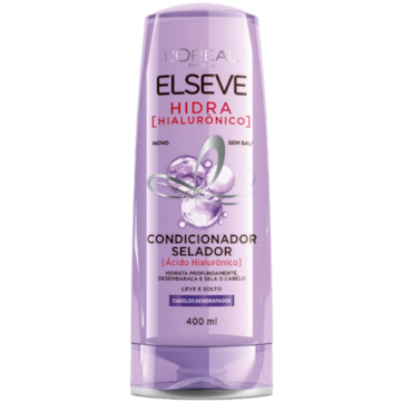 CONDICIONADOR L'ÓREAL PARIS ELSEVE HIDRA HIALURÔNICO 400ML CONDICIONADOR L'ÓREAL PARIS ELSEVE HIDRA HIALURÔNICO 400ML