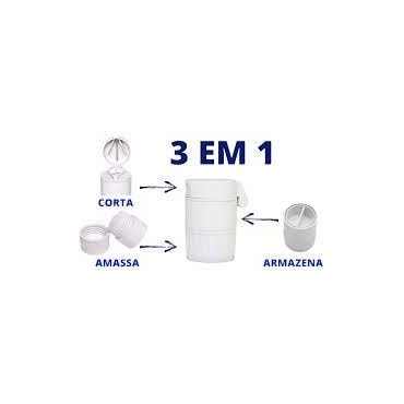 Cortador e Porta Comprimido 3 x 1 Supermedy Cortador e Porta Comprimido 3 x 1 Supermedy