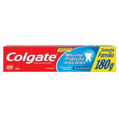 CREME DENTAL COLGATE MÁXIMA PROTEÇÃO ANTICARIES 180G