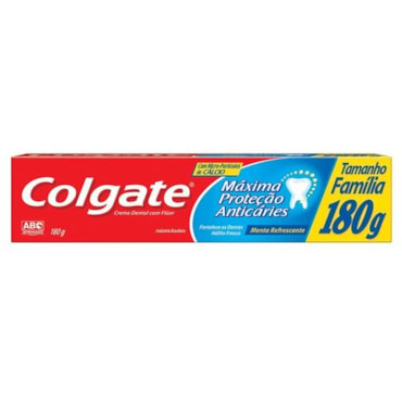 CREME DENTAL COLGATE MÁXIMA PROTEÇÃO ANTICARIES 180G