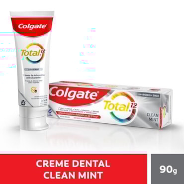 CREME DENTAL COLGATE TOTAL 12 CLEAN MINT 90G CREME DENTAL COLGATE TOTAL 12 CLEAN MINT 90G