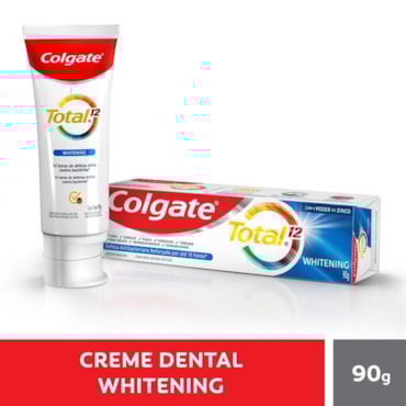 CREME DENTAL COLGATE TOTAL 12 WHITENING 90G CREME DENTAL COLGATE TOTAL 12 WHITENING 90G