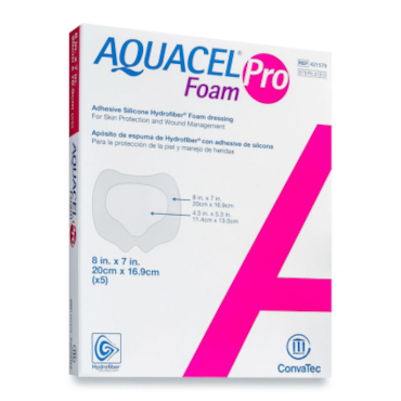 Curativo Aquacel Foam Pro 20x16,9cm Sacral c/5 Convatec