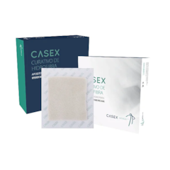 Curativo de Hidrofibra 5cm x 5cm c/10 Casex