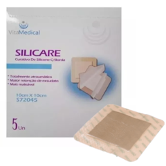 Curativo de Silicone Aderente Silicare AG c/5 Vitamedical