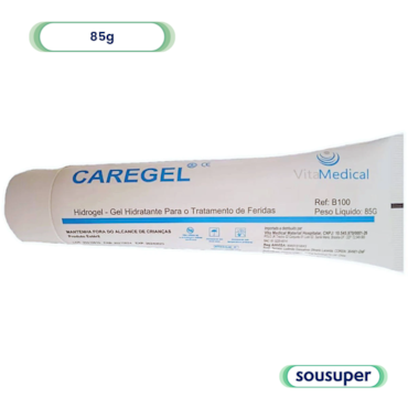 Curativo Hidrogel Caregel 85g Vitamedical