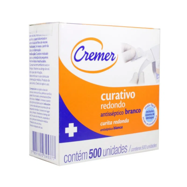 Curativo Pós Coleta de Sangue Branco c/500 Cremer Curativo Pós Coleta de Sangue Branco c/500 Cremer