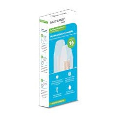 Curativo Transparente Prova D'Água c/16 HC496 Multilaser